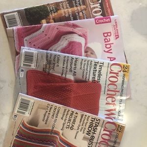 4 crochet pattern magazines